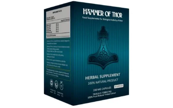 Hammer of Thor — كبسولات لدعم صحة الرجل